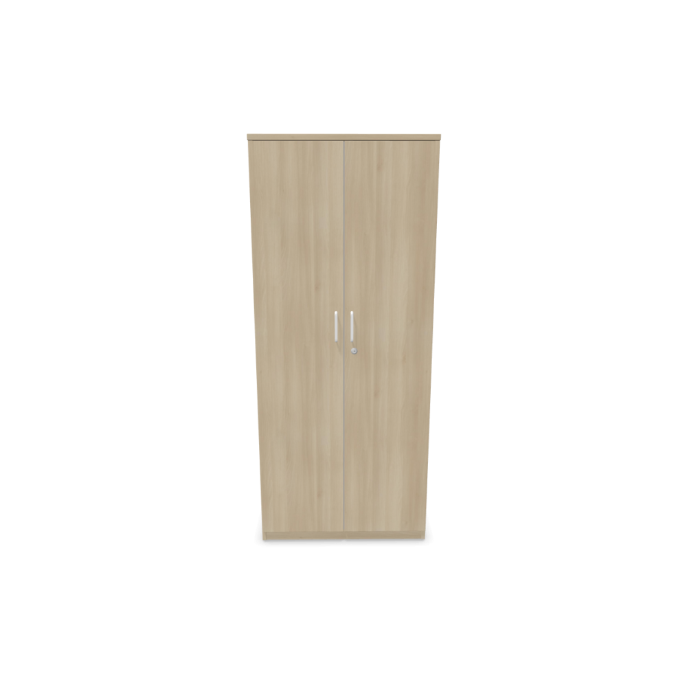 Двукрилен гардероб Easy Space D2, 800х445х1895мм, ПДЧ 25 мм, бяла метална дръжка, акация