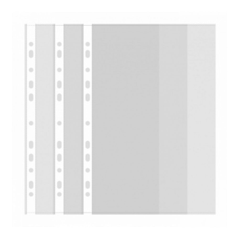 Джоб с европерфорация Deli Start, EF20302, A4, РР 80 mic, кристал, 100 бр.