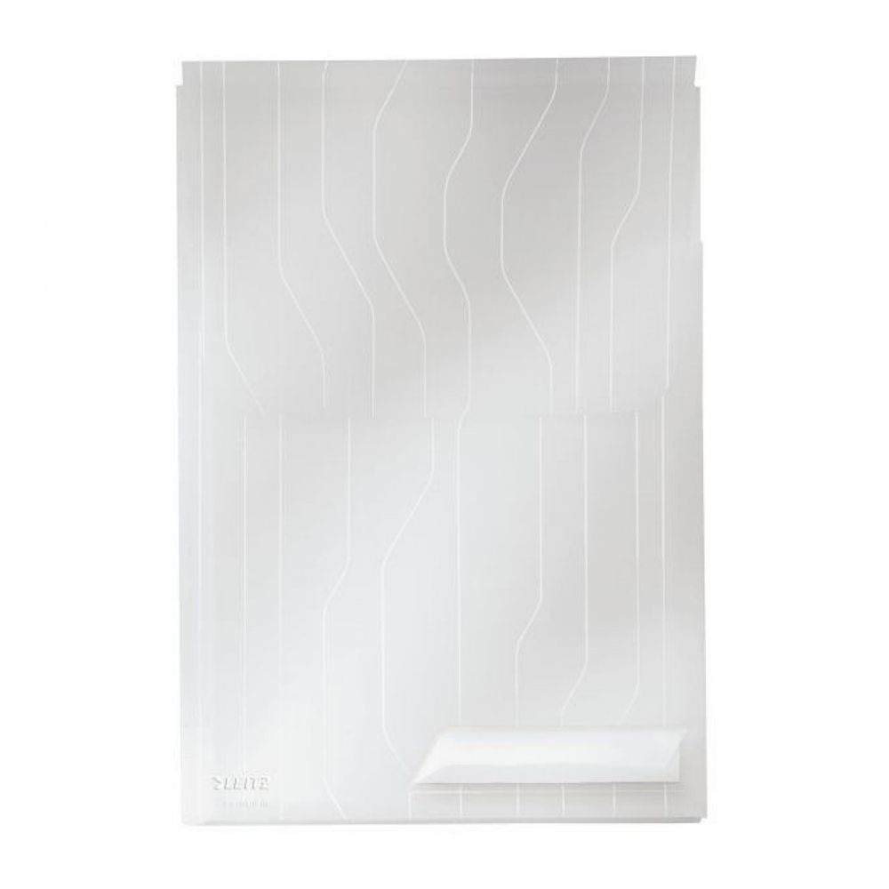 Джоб с европерфорация LEITZ CombiFile, A4, РР 200 mic, релефен мат, с капак, безцветен, 3 бр.