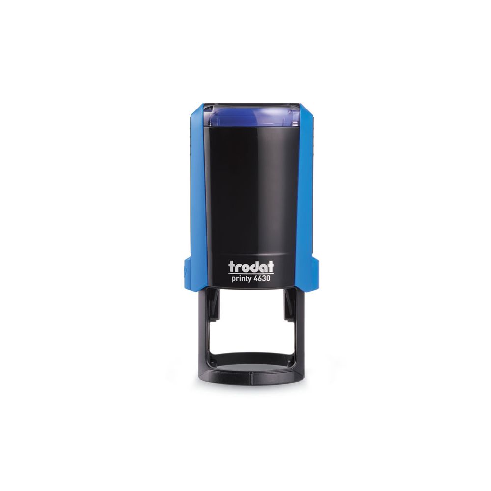 Печат Trodat Printy 4630, кръгъл, D30 мм, син тампон