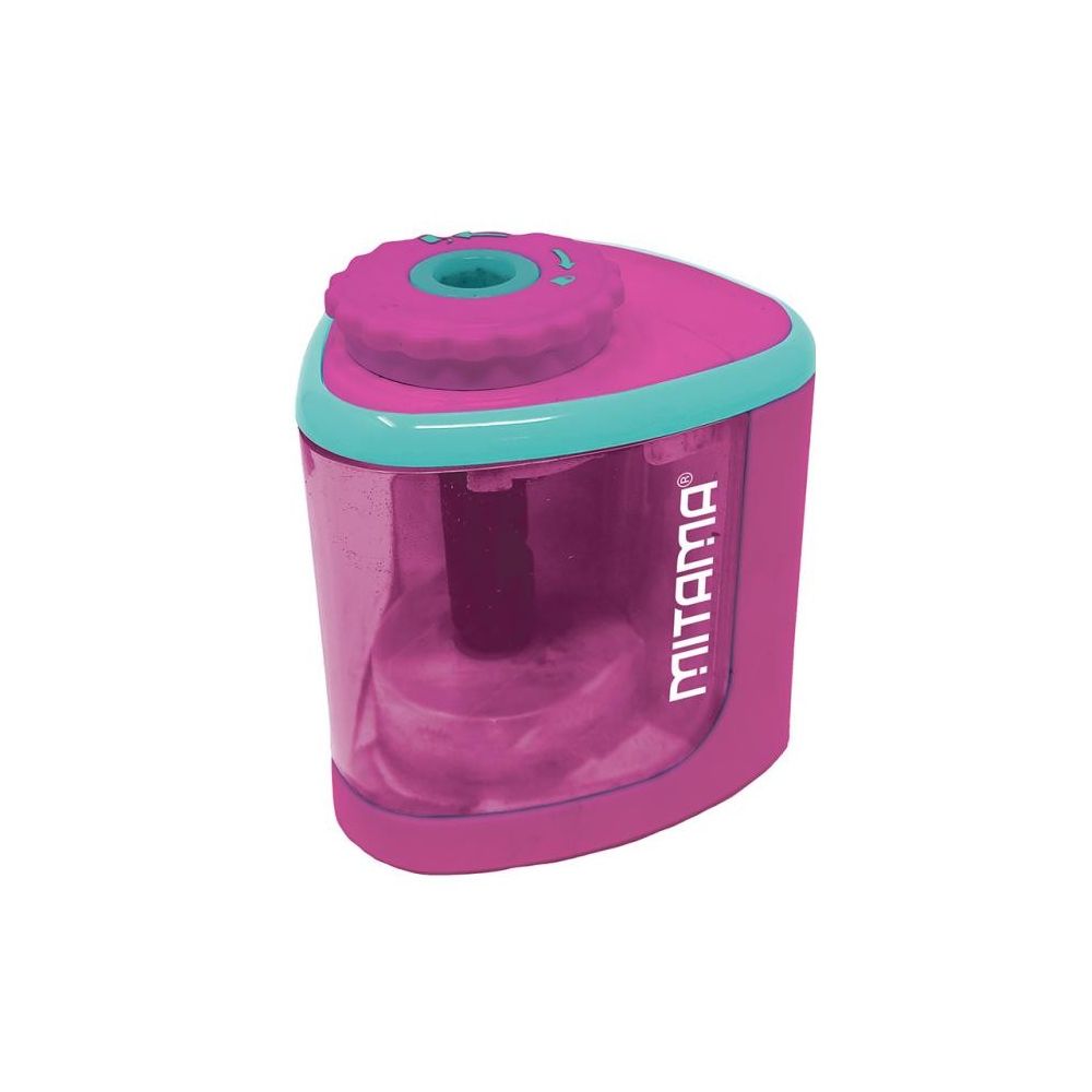 Единична електрическа острилка MITAMA Super Blade, ф 8 мм, с допълнително ножче, розова