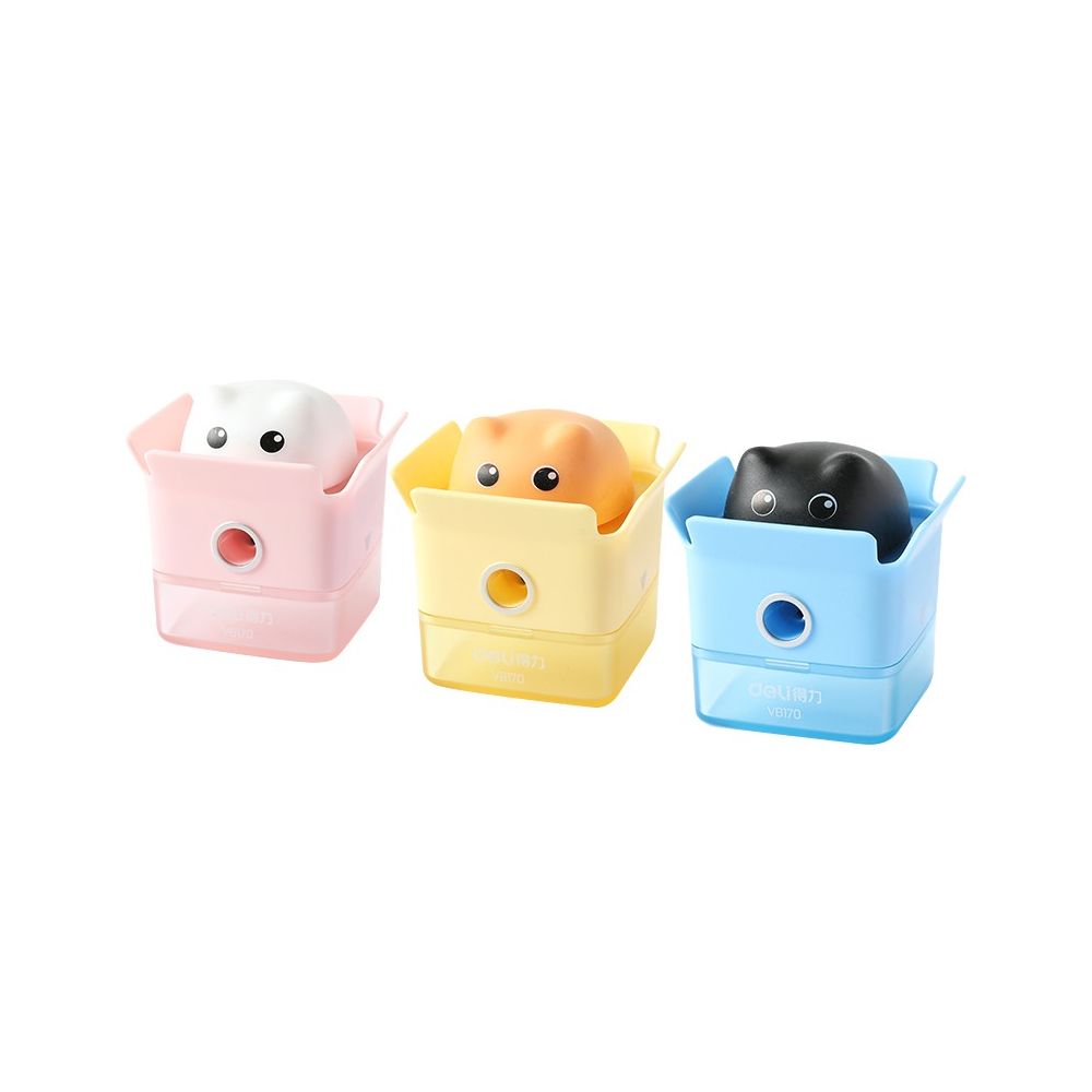 Единична острилка с контейнер Deli EH577, ф 8, 53х53х55 мм