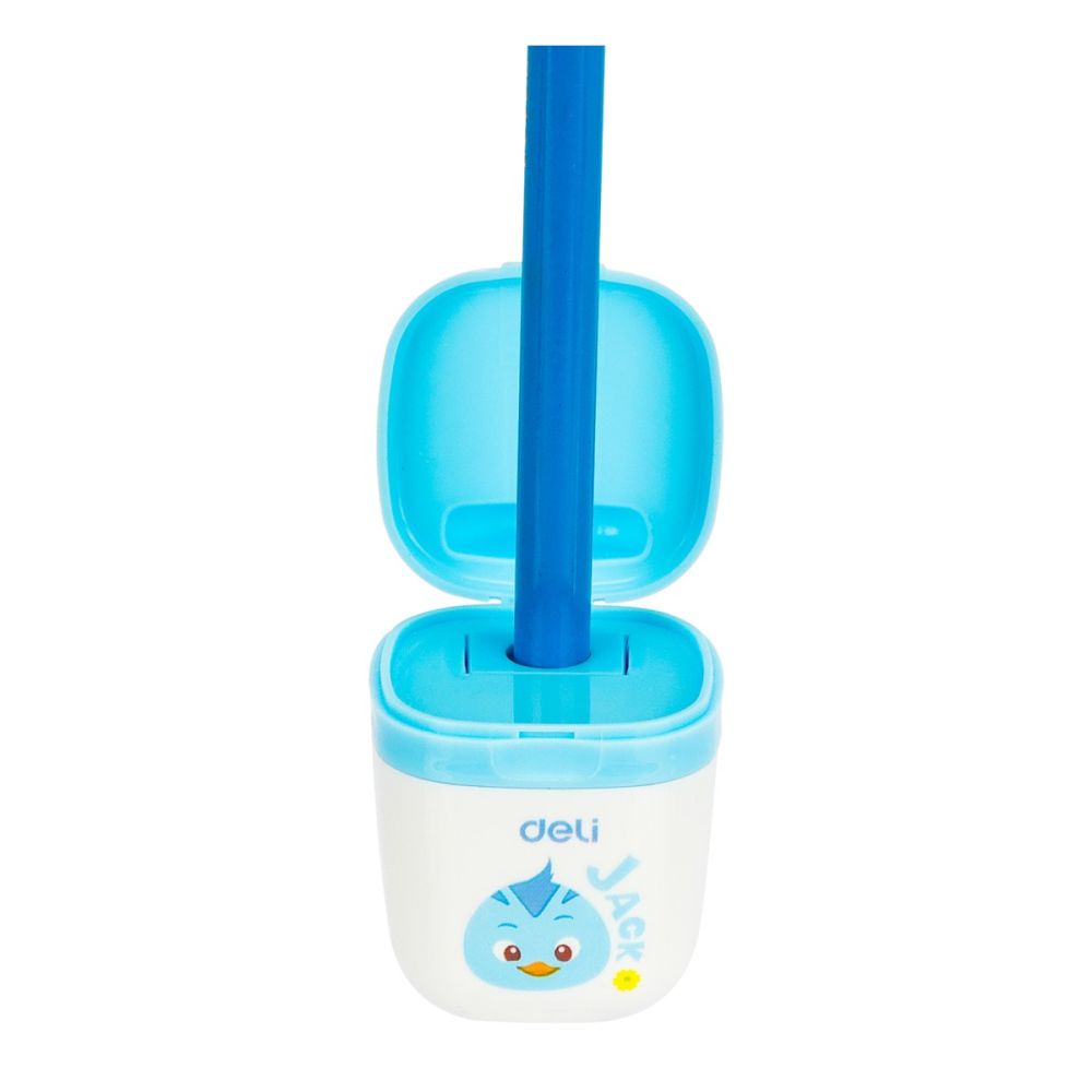 Единична острилка с контейнер Deli ER01300, ф 8 мм, 34х33х41 мм