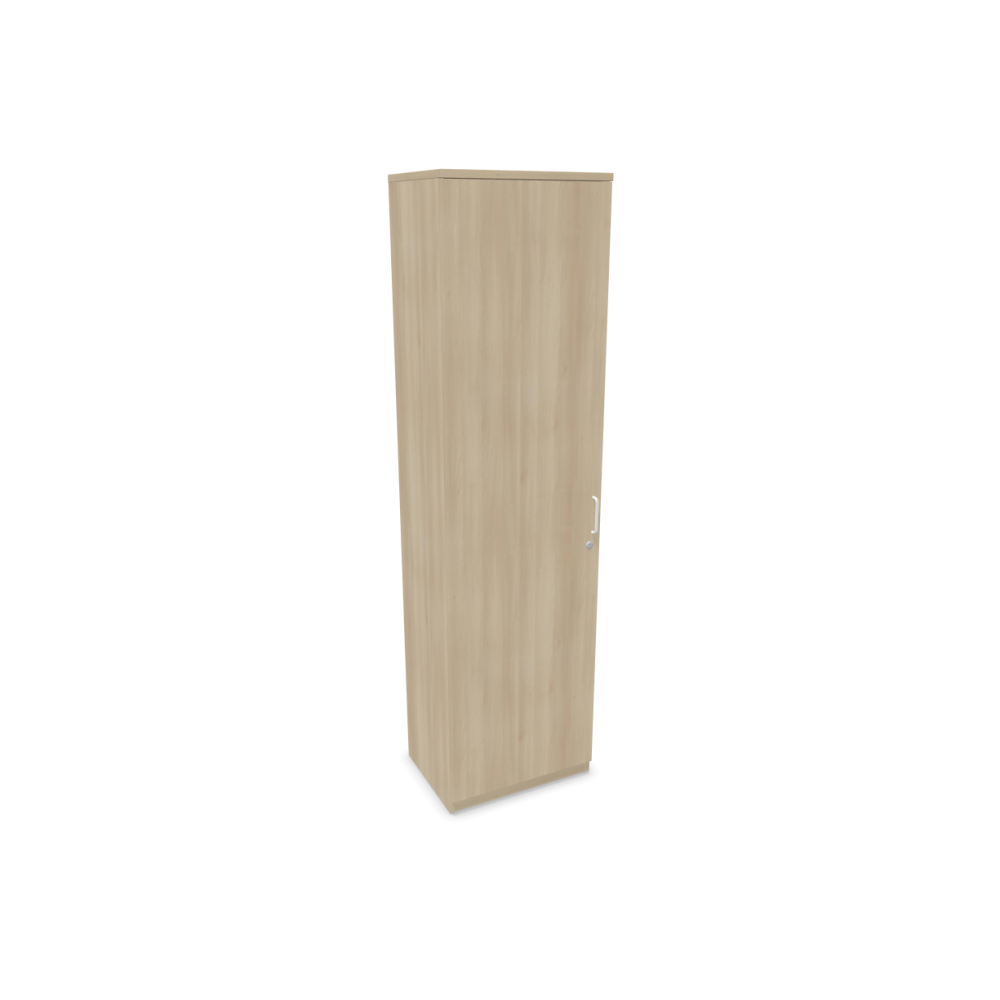 Еднокрилен гардероб Easy Space D1, 600х445х1895мм, ПДЧ 25 мм, бяла метална дръжка, акация