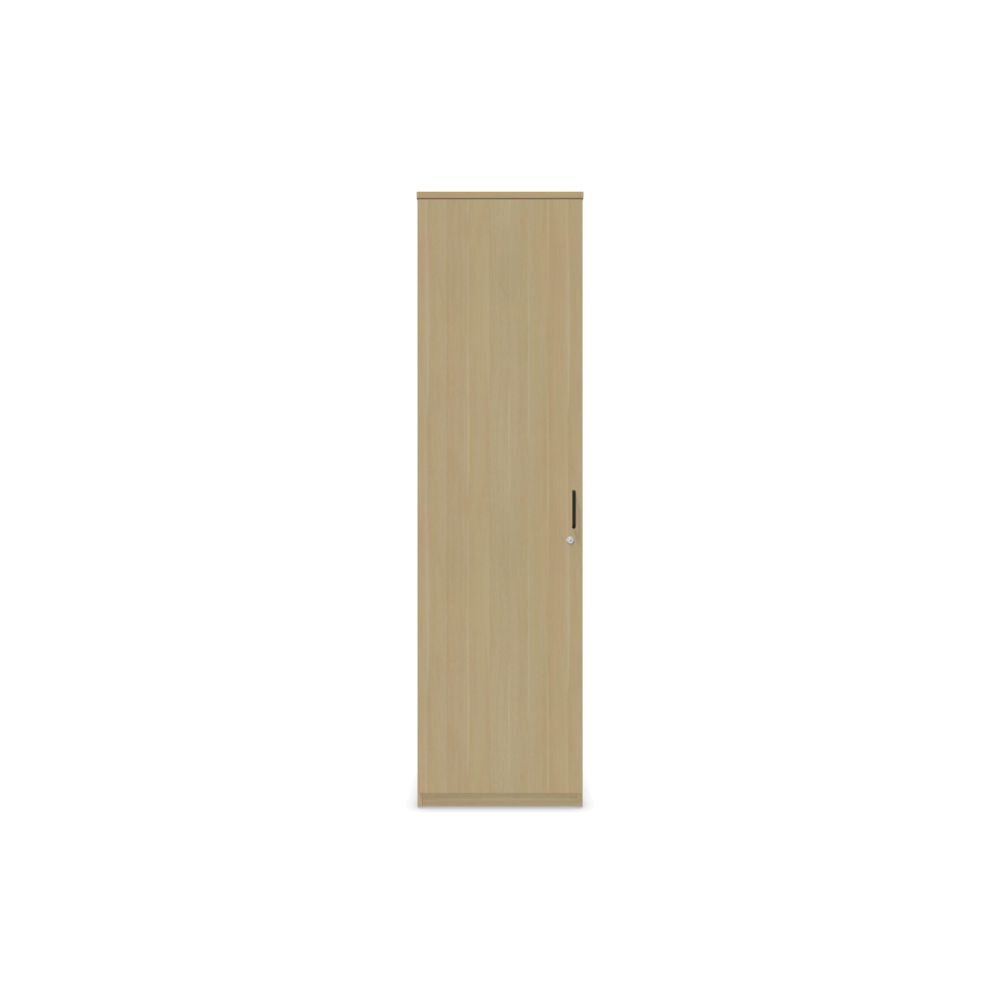 Еднокрилен гардероб Easy Space D1, 600х445х2225мм, ПДЧ 25 мм, черна метална дръжка, дъб Кайзерберг