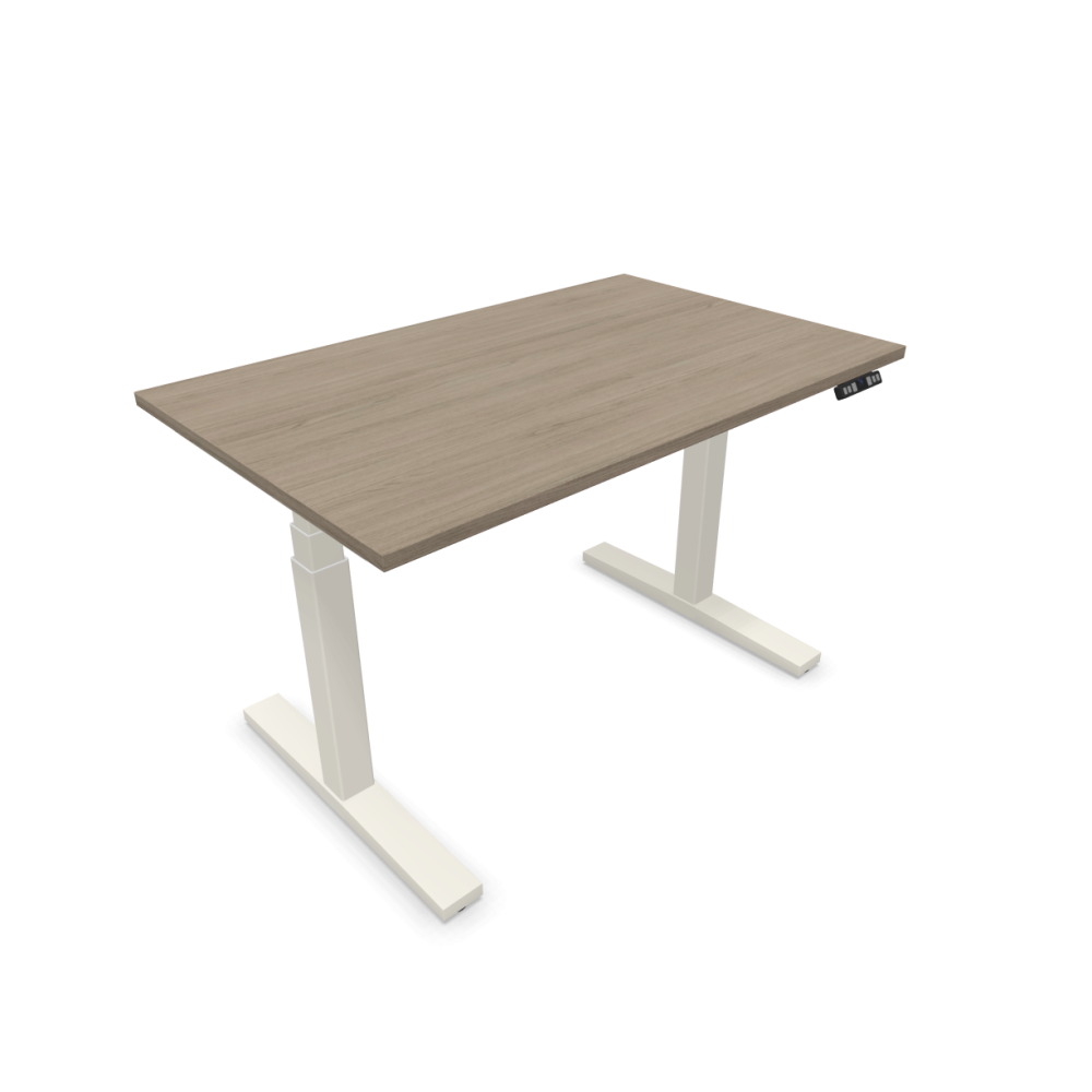 Електрическо бюро eUP3, сива рамка, 1200х7500 мм,ПДЧ 25 мм, дъб Виченца