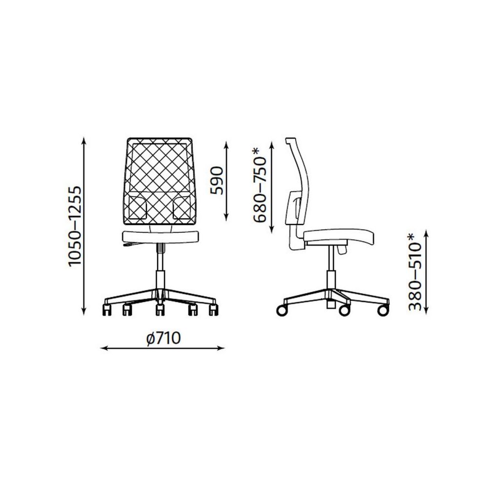 Ергономичен работен стол TakTik Lu Active 1, мрежа и дамаска, черна РР база, 2D подлакътници, зелен