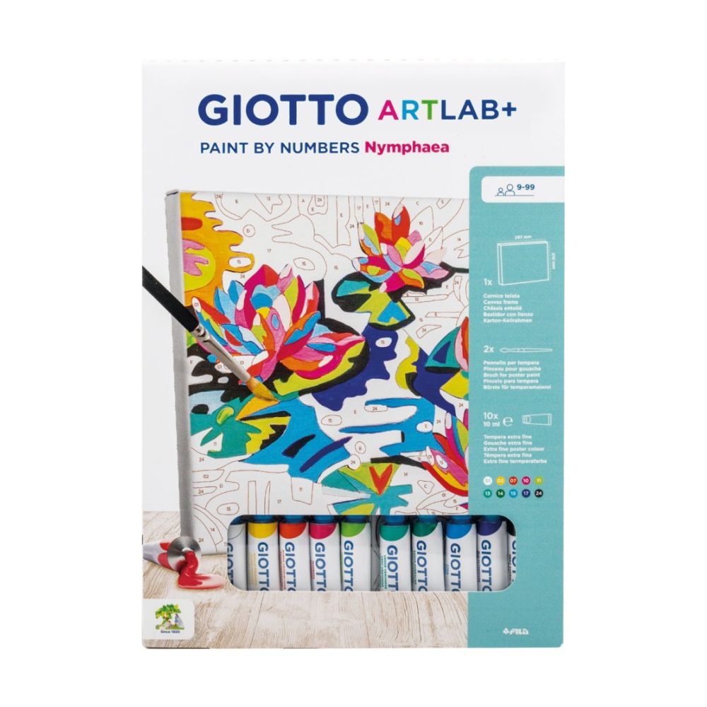 Комплект за рисуване по номера GIOTTO ArtLab+ Nymphaea Комплект за рисуване по номера GIOTTO ArtLab+ Nymphaea