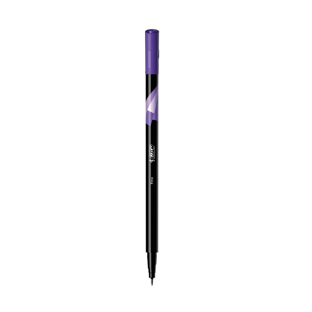 Тънкописец BiC Intensity Fine, метален връх 0.4 мм, лилав