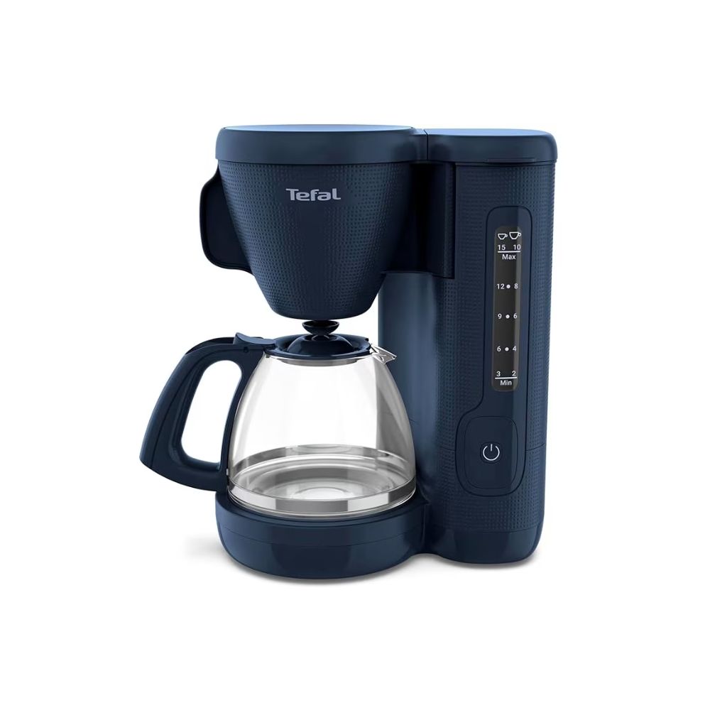 Филтърна кафемашина Tefal, CM2M1410, 1250 мл, синя