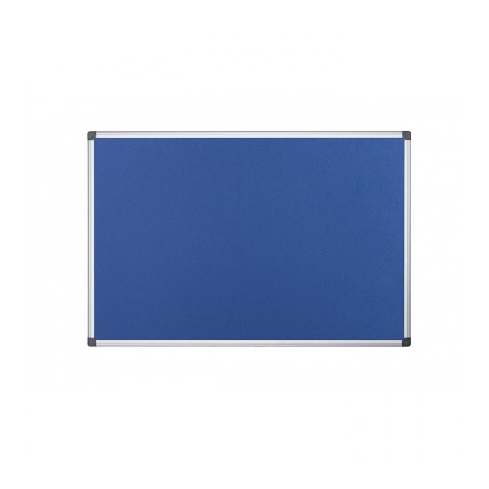 Филцова дъска Bi-Office Maya Series, синя, 1200х900 мм, алуминиева рамка