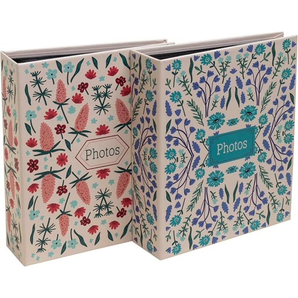 Фотоалбум EXACOMPTA Flower, за 60 снимки 10х15, PVC джобове, 140х165 мм, микс дизайни