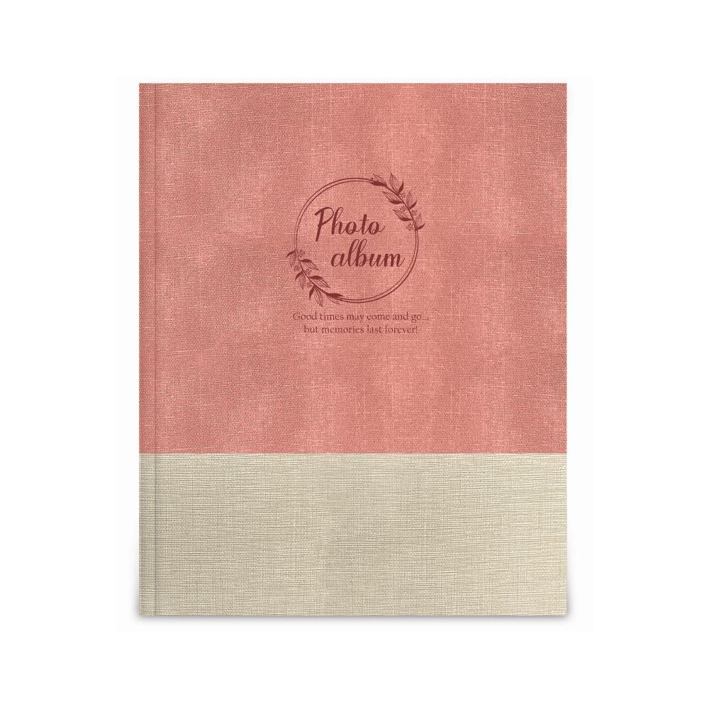 Фотоалбум LASTVA Adore за 200 снимки, термо PU корица, B4, 260х305 мм, розов