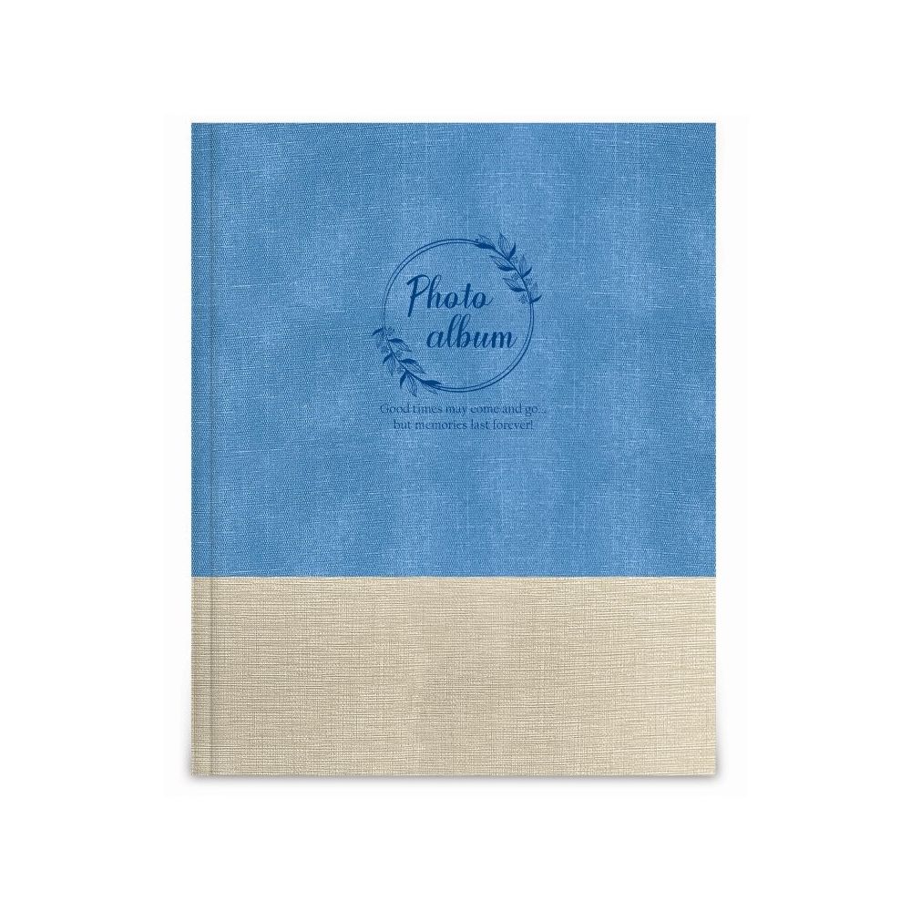 Фотоалбум LASTVA Adore за 200 снимки, термо PU корица, B4, 260х305 мм, син
