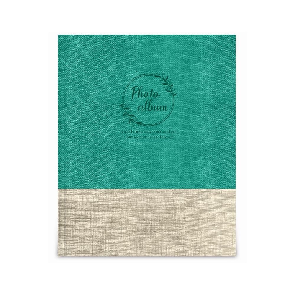 Фотоалбум LASTVA Adore за 200 снимки, термо PU корица, B4, 260х305 мм, зелен