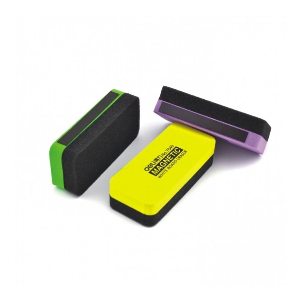 Гъба за бяла дъска Deli Universal E7840, магнитна, 110x50x22 мм