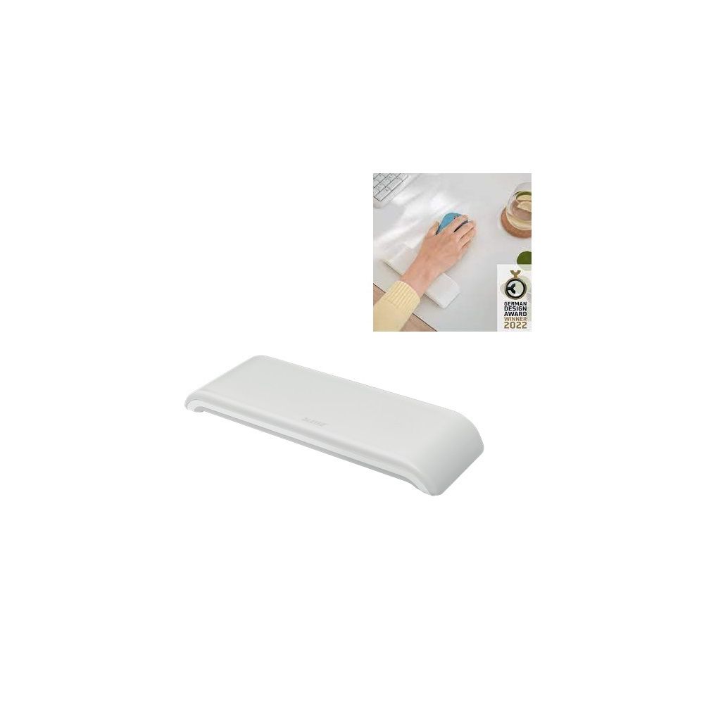 Гелова опора за китка Leitz Ergo Cosy регулируема опора за китка, 183х60х21 мм, светлосива