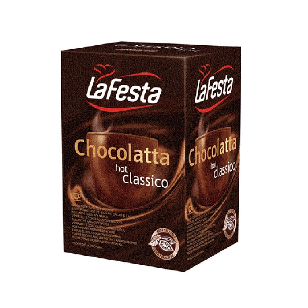 Горещ шоколад LaFesta hot classico, кутия 10 бр. х 12.5 г