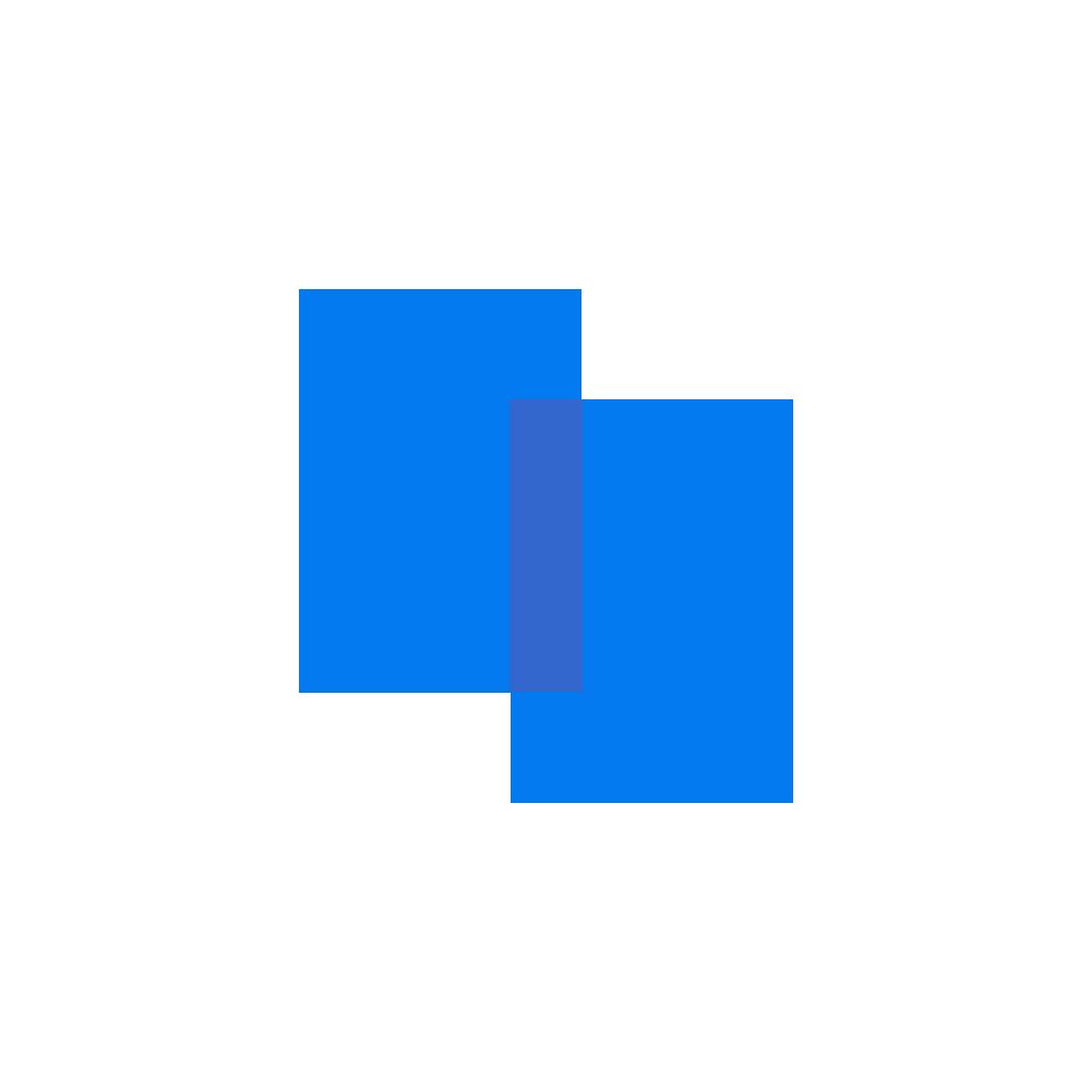 Горна корица за подвързване А4, PVC 150 mic, полупрозрачна, синя