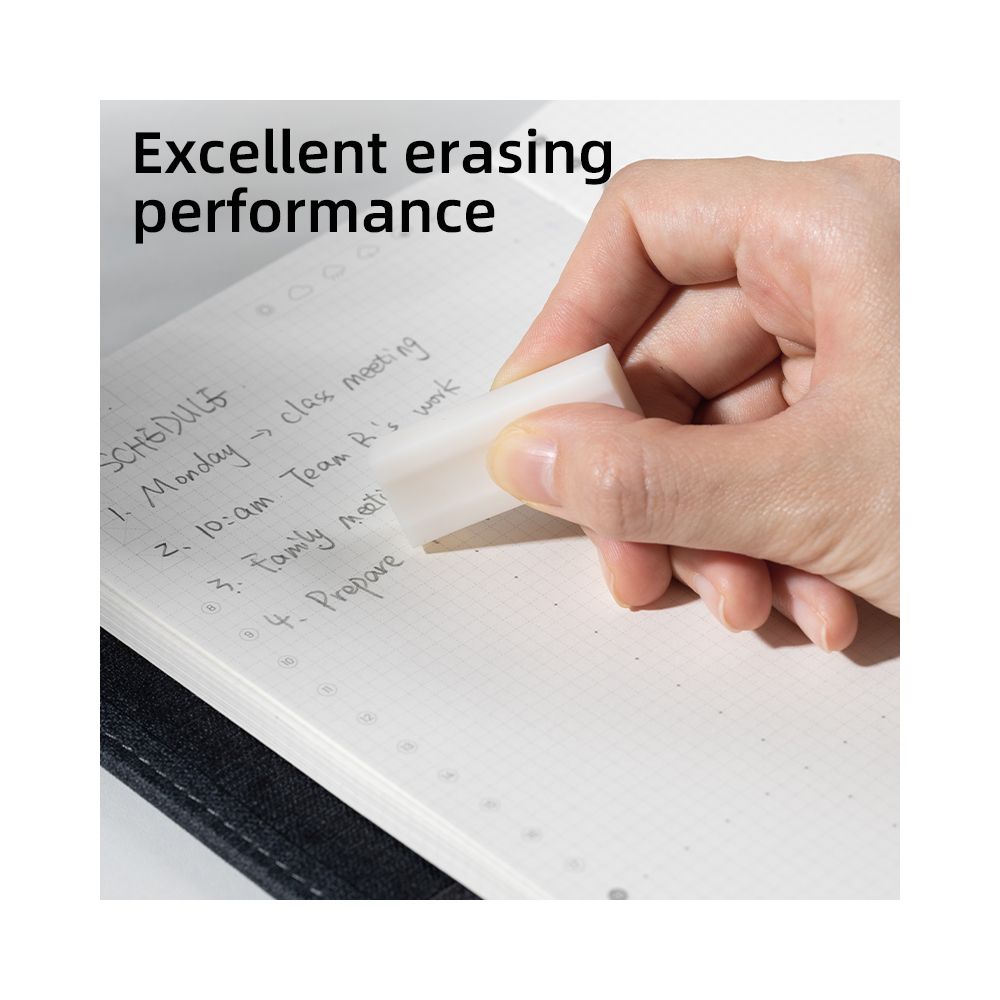 Гума за молив Deli Super Clean , 41х17х10 мм, бяла