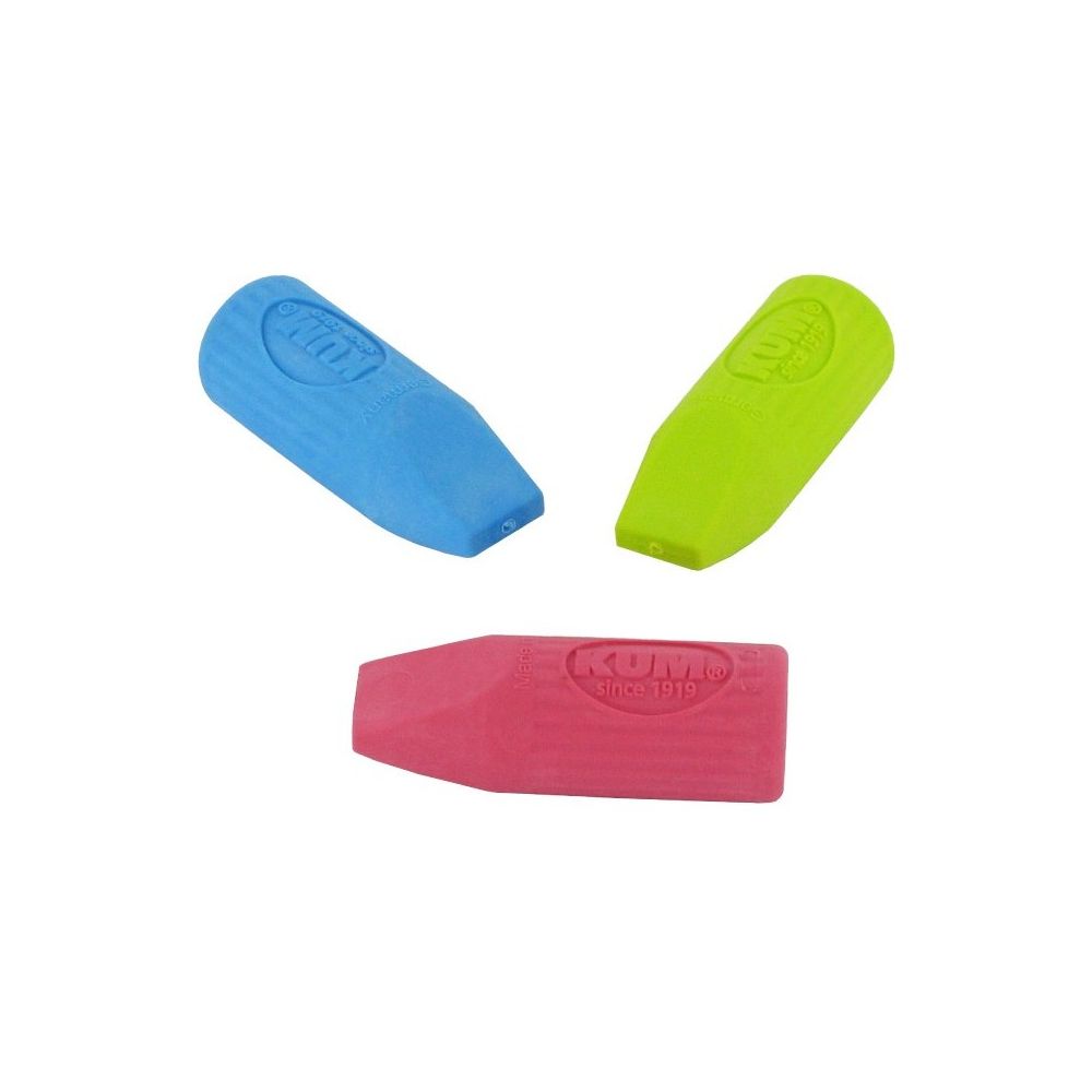 Гума за молив KUM Mini-cap POP, тип капачка, цветна