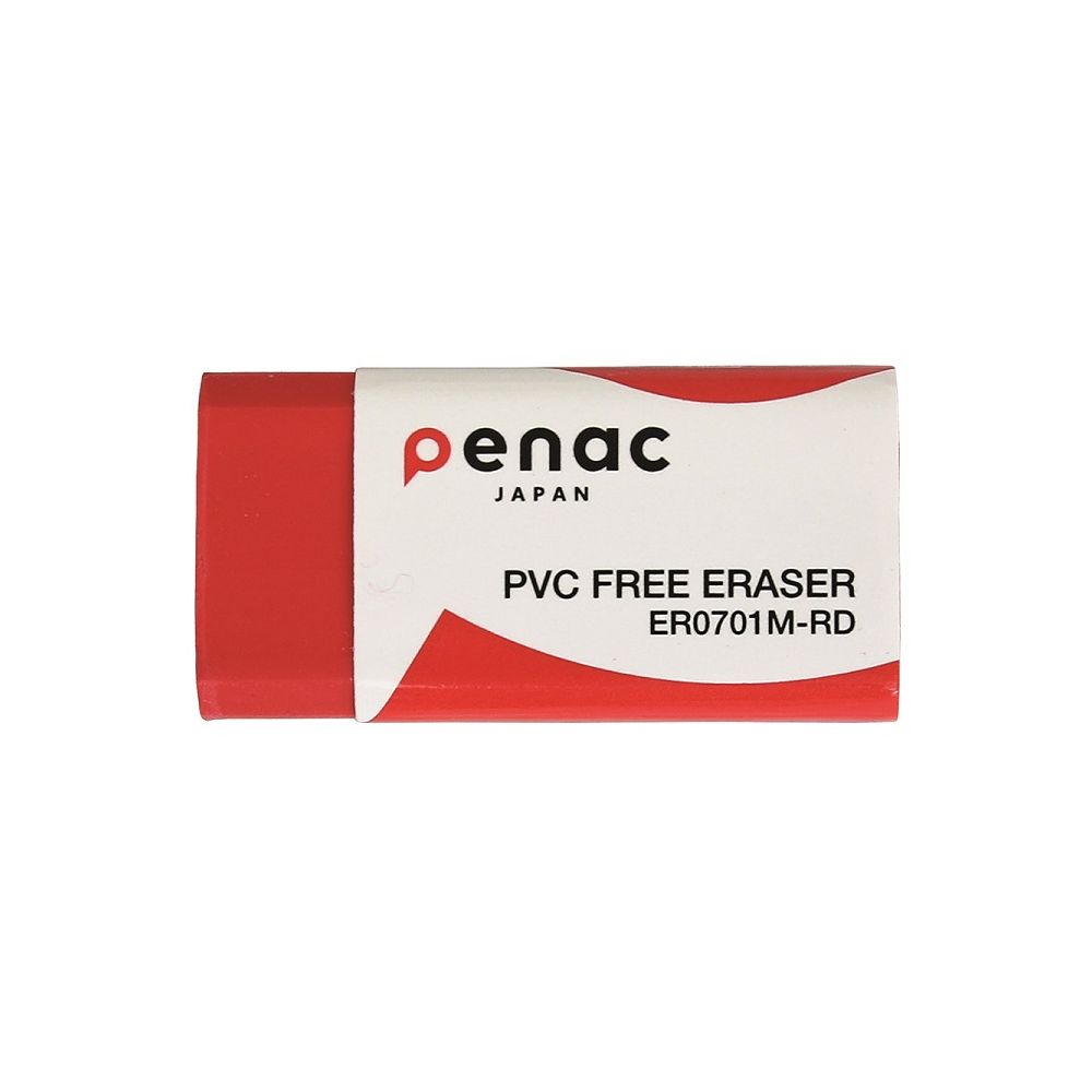 Гума за молив Penac, 43х21х13 мм, червена