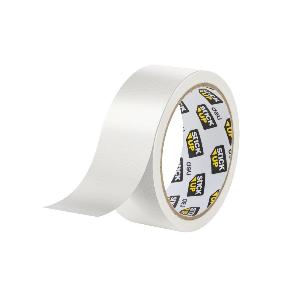 Хартиена лента Deli Stick Up EA514, 36 мм x 20 м, самозалепваща, бежова