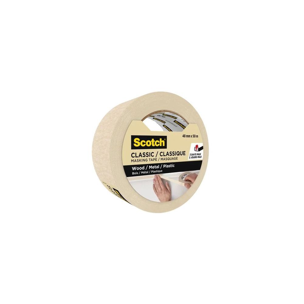 Хартиена лента Scotch Classic 4850, 48 мм x 50 м, самозалепваща, бежова