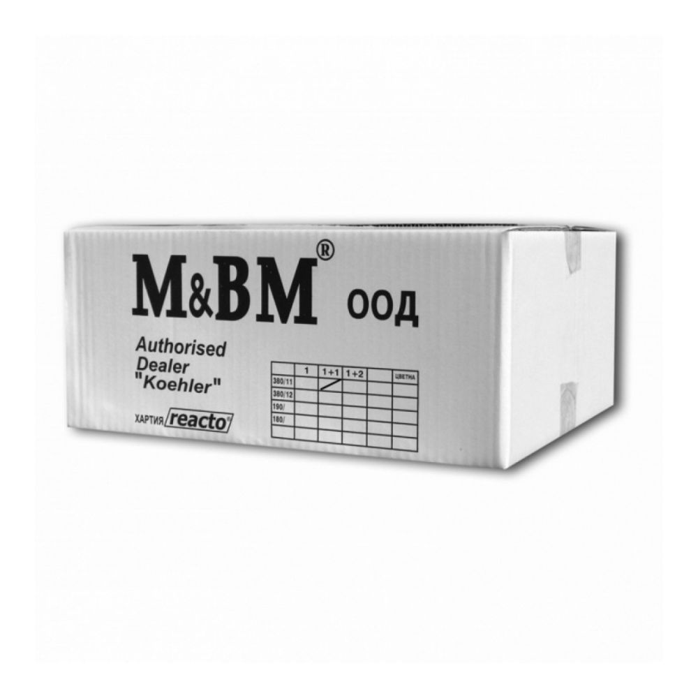 Хартия за матрични принтери M&BM, 240 мм х 11 ", 1 пласт, бяла, 2000 комплекта