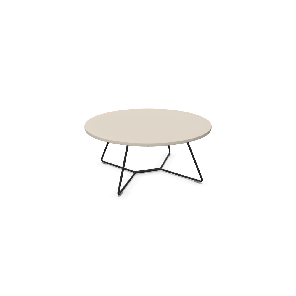 Холна маса Tilkka, метална база, бежова, плот D800х350 мм, ПДЧ 18 мм, бежов