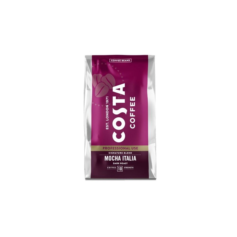 Кафе Costa Professional Mocha Italia 9 Dark Roast, на зърна, пакет 1 кг
