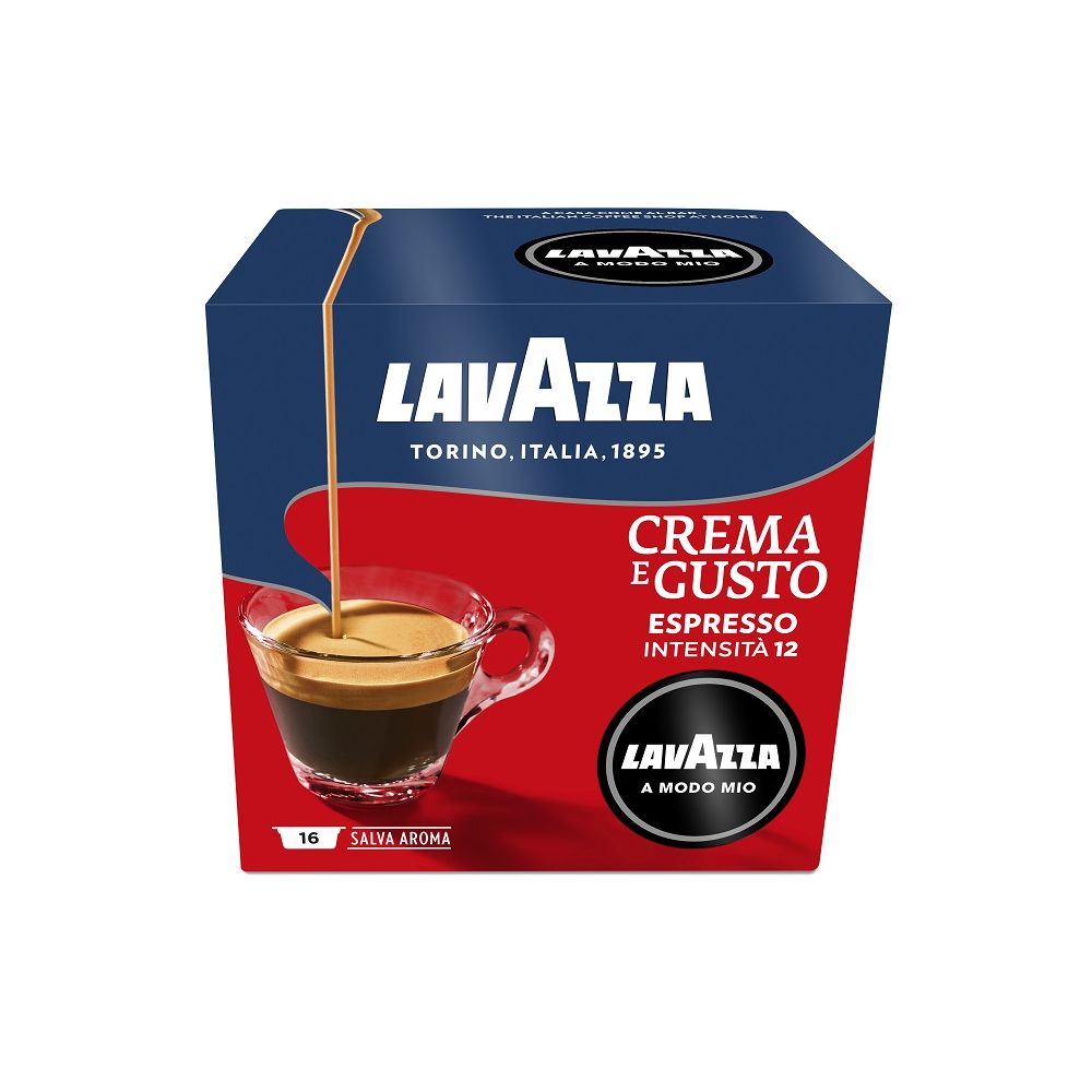 Кафе Lavazza A Modo Mio CREMA Е GUSTO, капсули, кутия 16 бр. х 7.5 г