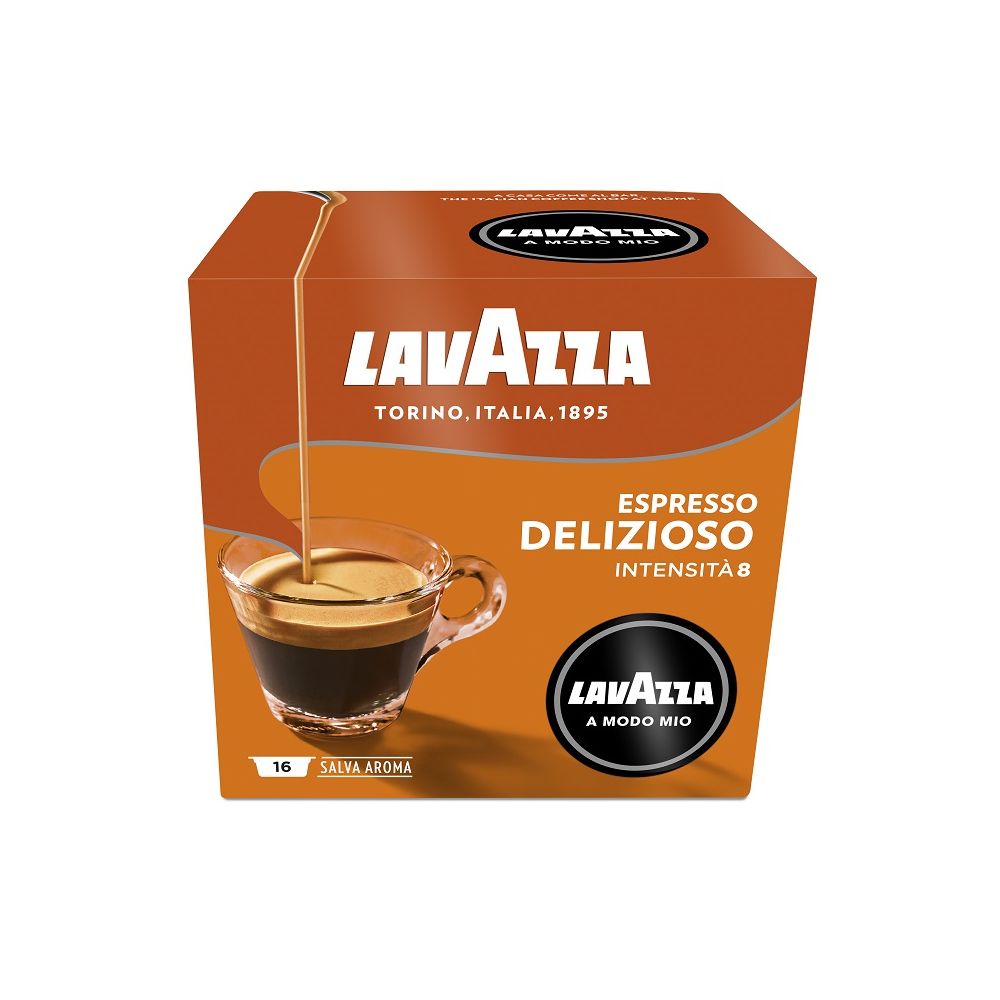Кафе Lavazza A Modo Mio DELISIOZO, капсули, кутия 16 бр. х 7.5 г