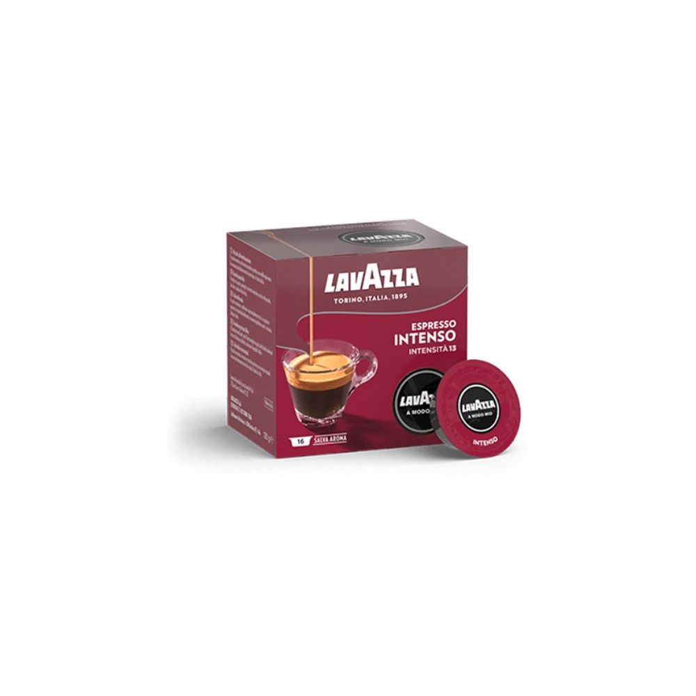 Кафе Lavazza A Modo Mio INTENSO, капсули, кутия 16 бр. х 7.5 г