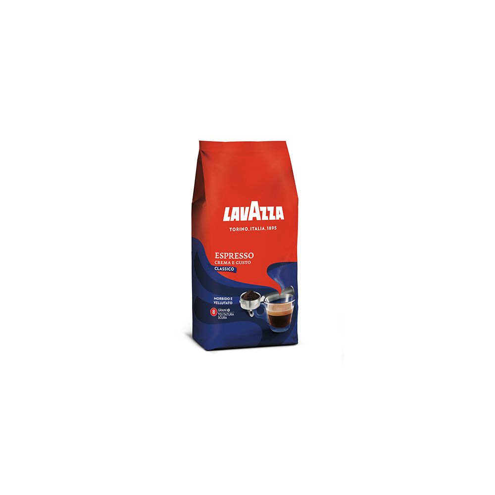 Кафе Lavazza CREMA E GUSTO CLASSICO, на зърна, пакет 1 кг