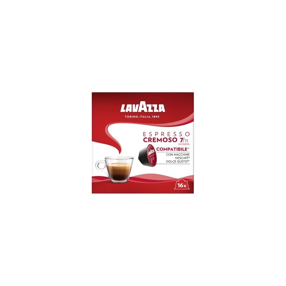 Кафе Lavazza Espresso CREMOSO compatible, капсули съвместими с машини Dolce Gusto, кутия 16 бр.