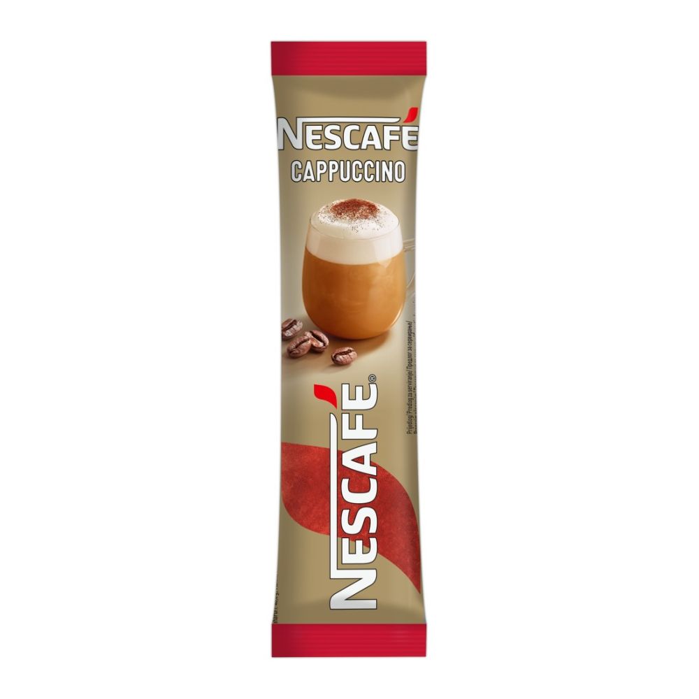 Кафе Nescafe Cappuccino Classic, разтворимо, стик, кутия 8 бр. х 13.5 г Кафе Nescafe Cappuccino Classic, разтворимо, стик, кутия 8 бр. х 13.5 г