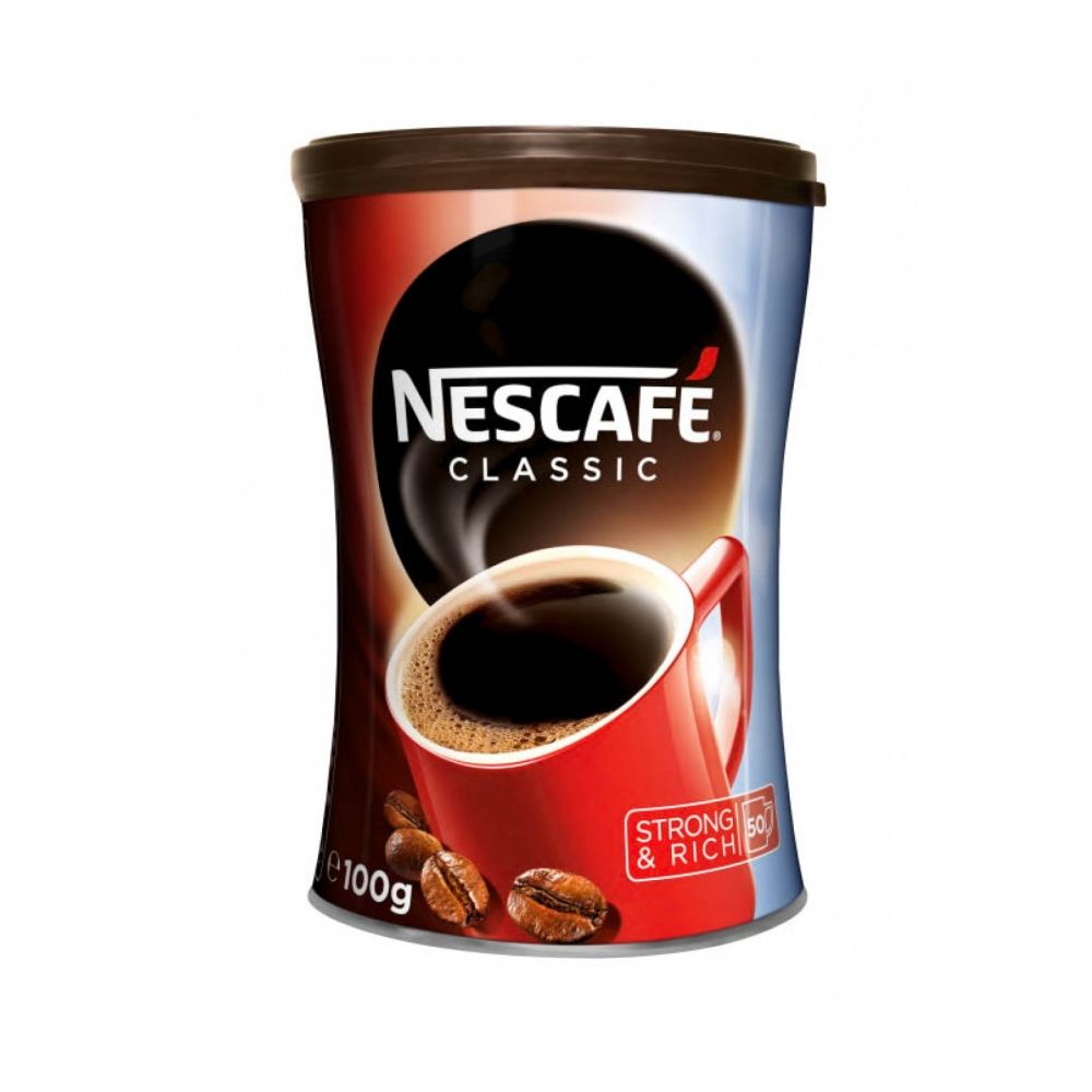 Кафе Nescafe Classic, разтворимо, метална кутия 100 г