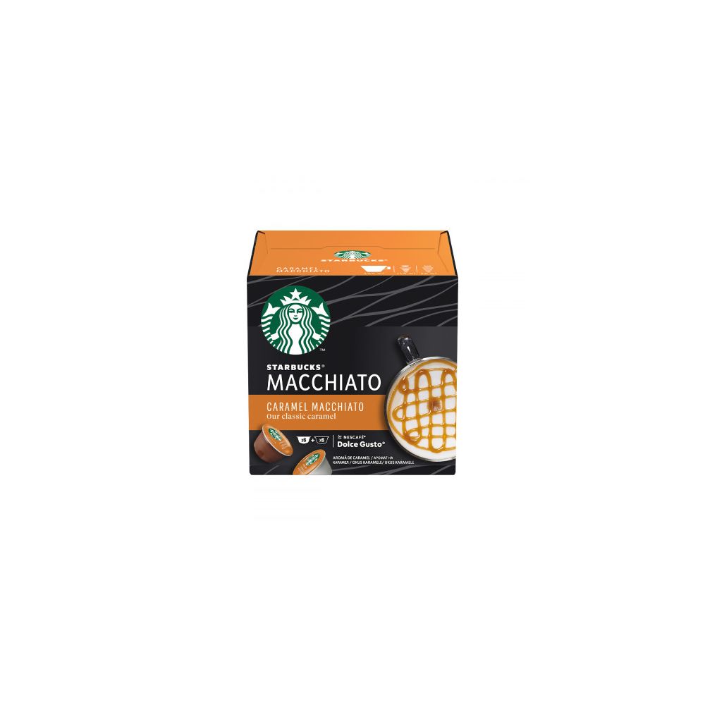Кафе Nescafe Dolce Gusto STARBUCKS CARAMEL LATTE, капсули, 6 напитки, кутия 12 бр.