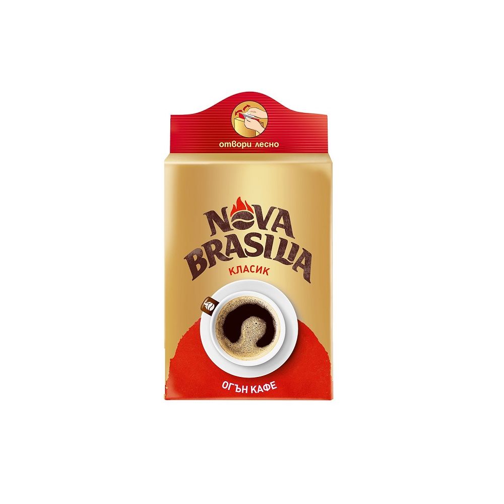 Кафе Nova Brasilia Класик мляно, пакет 200 г