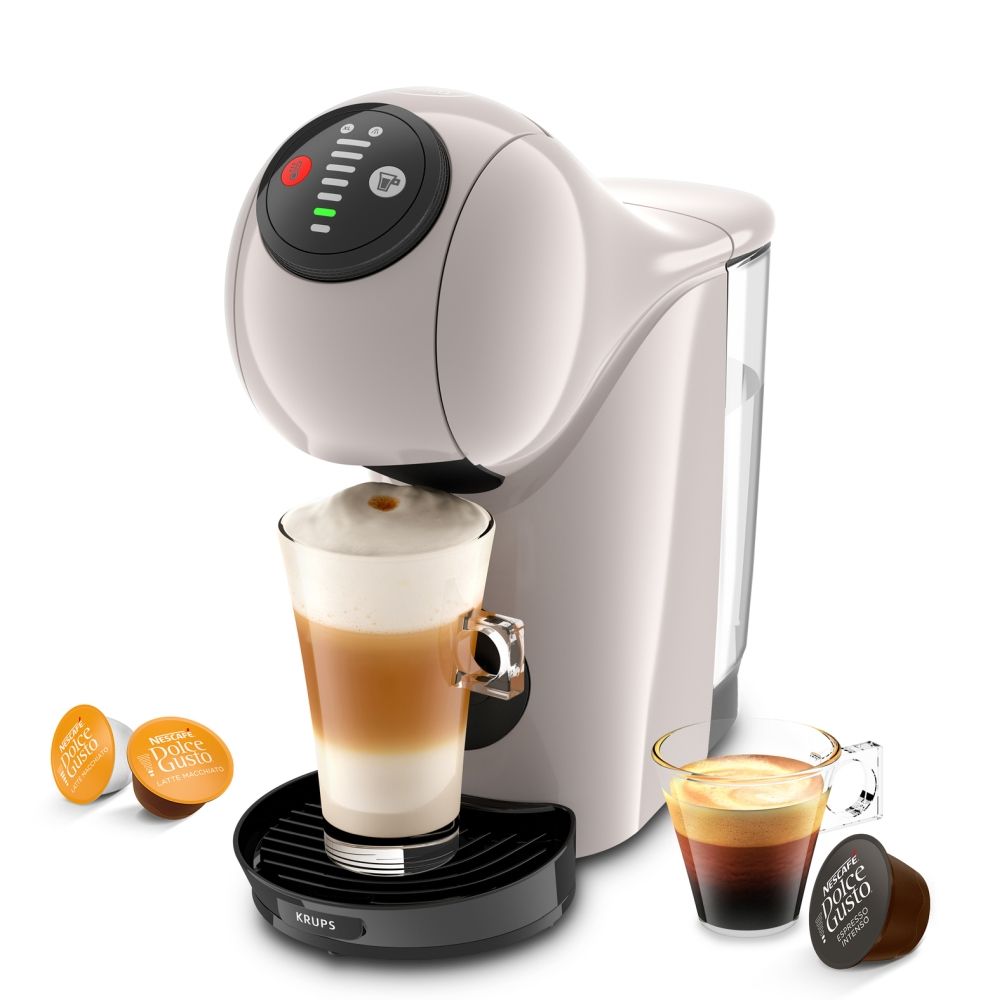 Кафемашина с капсули KRUPS Genio S, KP243AF0 за NESCAFE Dolce Gusto, сива