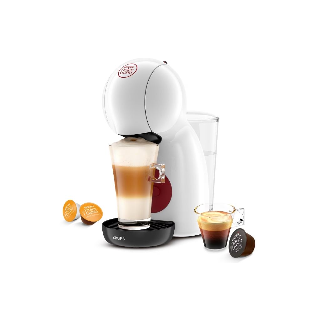 Кафемашина с капсули KRUPS Piccolo XS, KP1A3110 за NESCAFE Dolce Gusto, бяла
