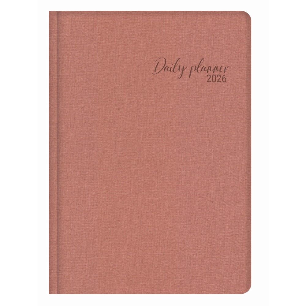 Календар-бележник LASTVA Como, A5, 160 л., линиран шамоа офсет 80 гр, термо PU корици, червен