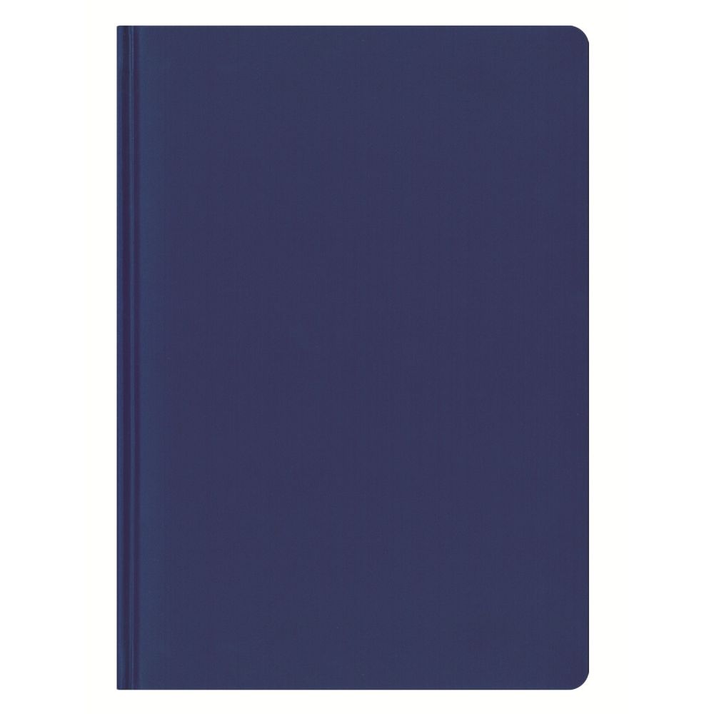 Календар-бележник LASTVA Everyday, B5, 160 л., линиран бял офсет 70 г, термо PU корици, син