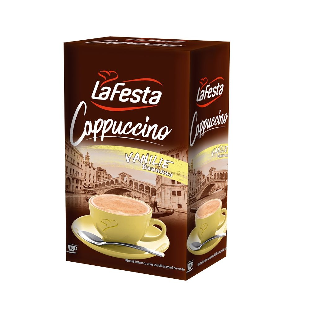 Капучино LaFesta Ванилия, кутия 10 бр. х 12.5 г