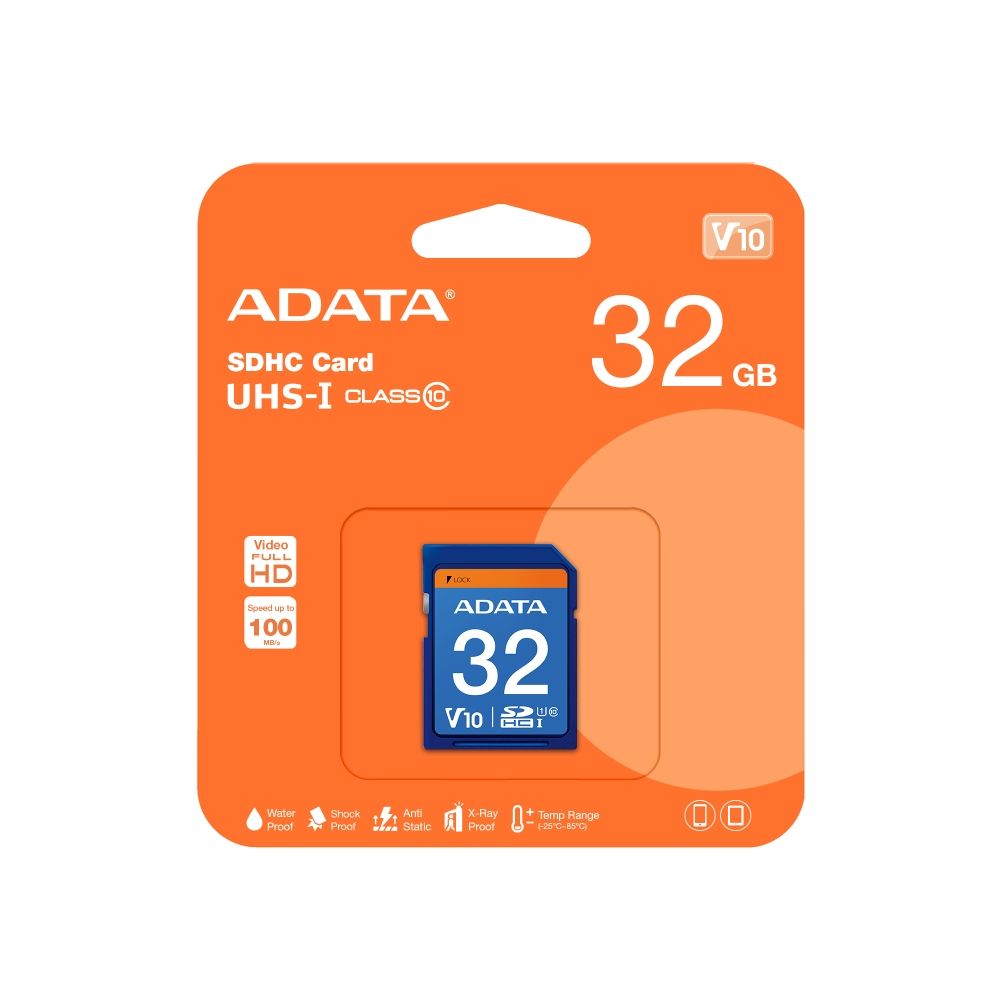 Карта памет ADATA, 32GB, SDHC Class 10, UHS-I
