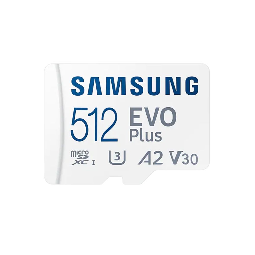 Карта памет Samsung EVO Plus, 512GB, microSD, Class10, с включен адаптер