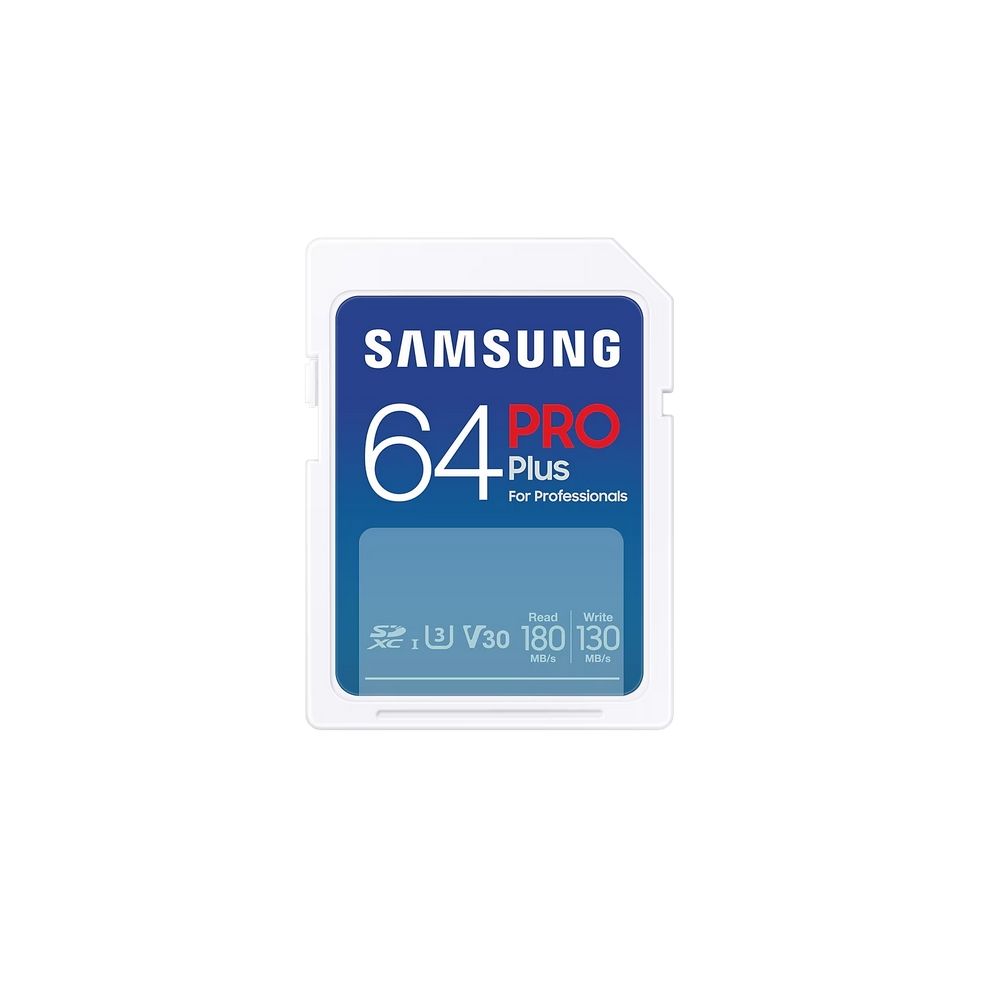 Карта памет Samsung PRO Plus, 64GB, SD, UHS-I, U3, V30
