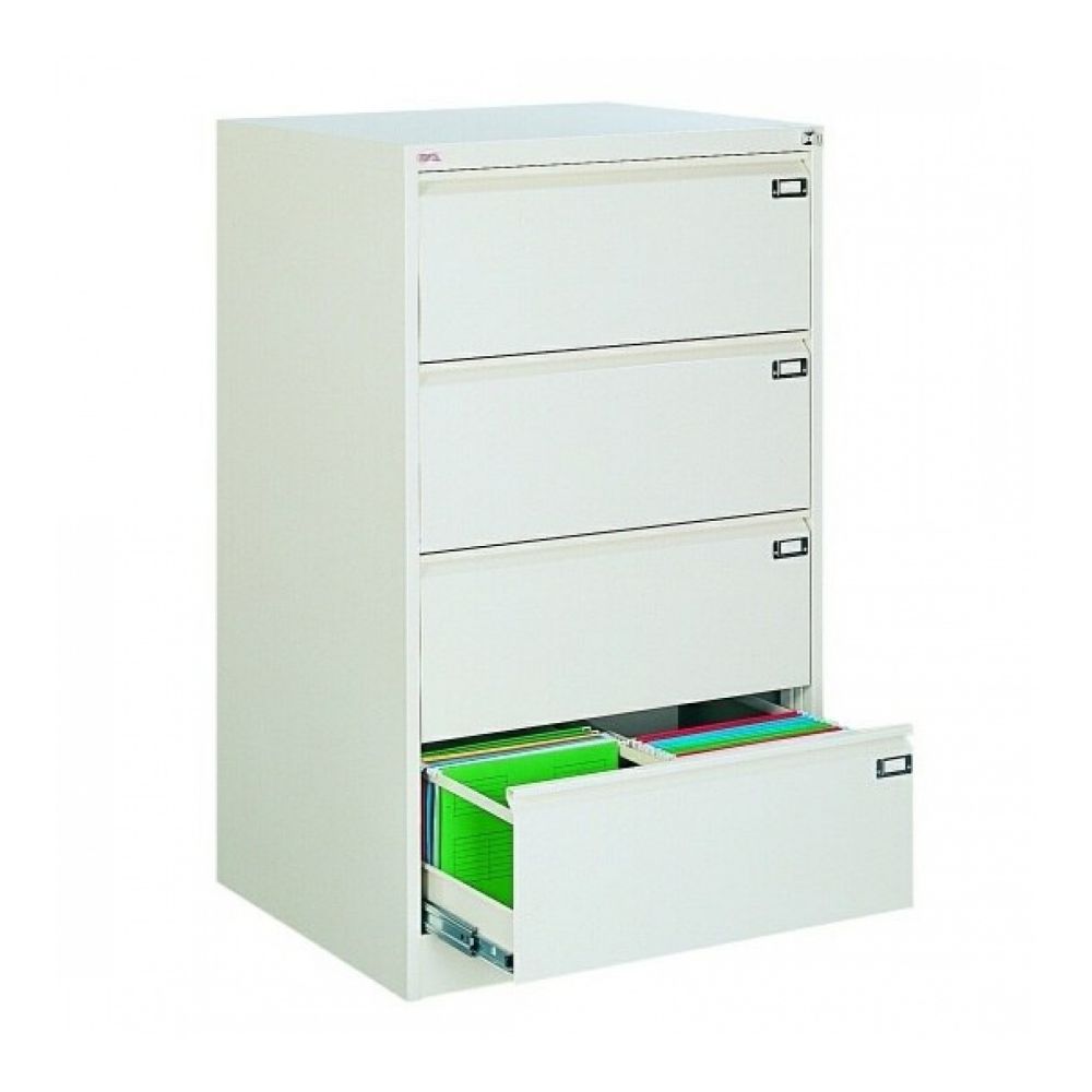 Картотечен метален шкаф Мalow SZK 302E, 1285х775х630 мм, 2х4 чекмеджета