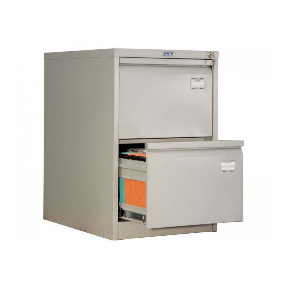 Картотечен метален шкаф Практик А 42 , 685х408х480 мм, 2 чекмеджета